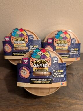 BRAND NEW The Original Mystery Squishy Dumpling Starlight edition (SET OF 3)